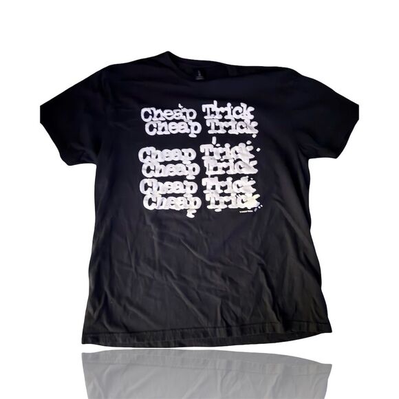 Cheap Trick Concert T-Shirt Black Unisex L Classic Rock VTG style Band Tee - Picture 1 of 3